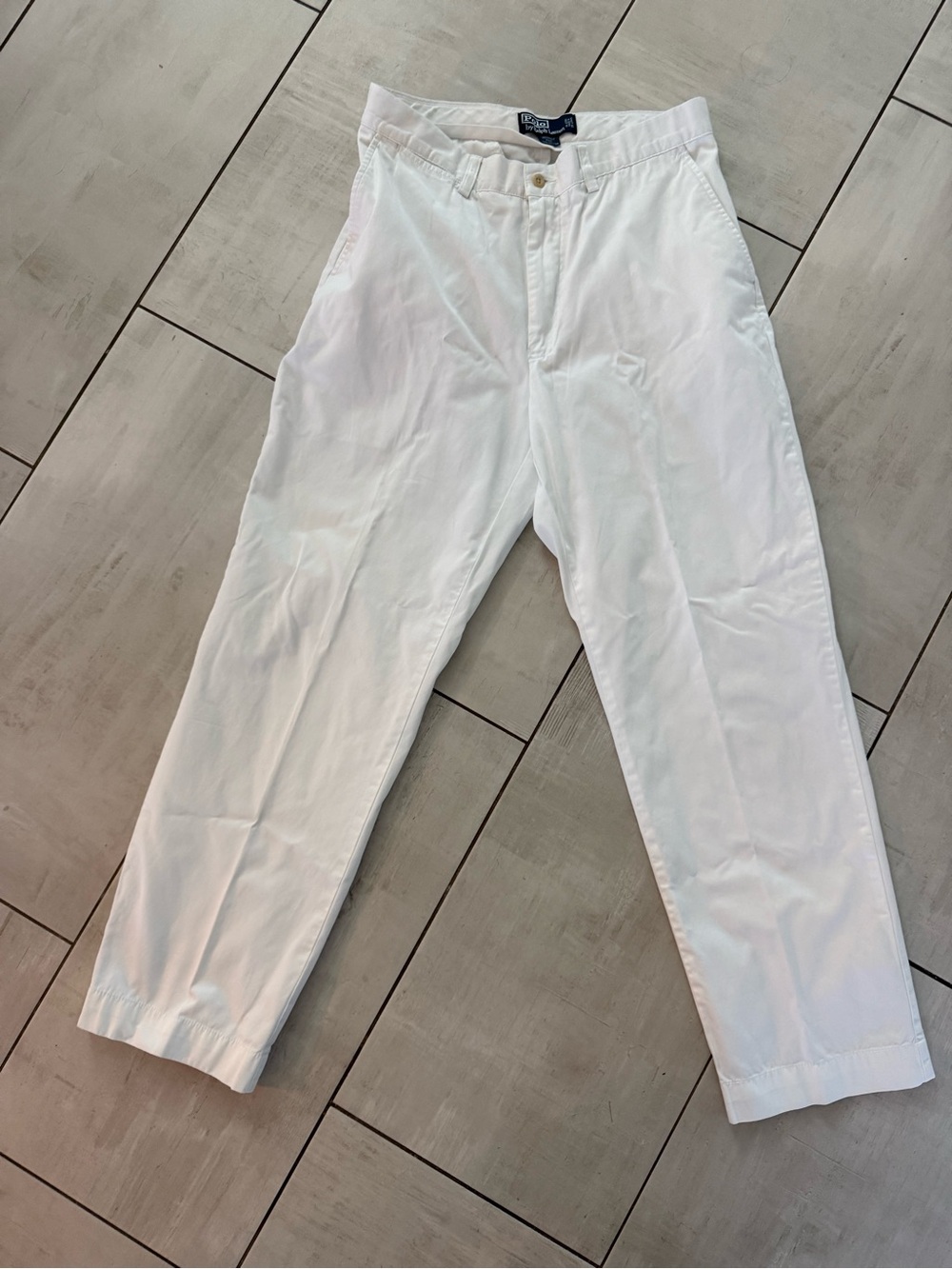 Ralph Lauren White Men’s Cotton Chino Pants size 32W/30L